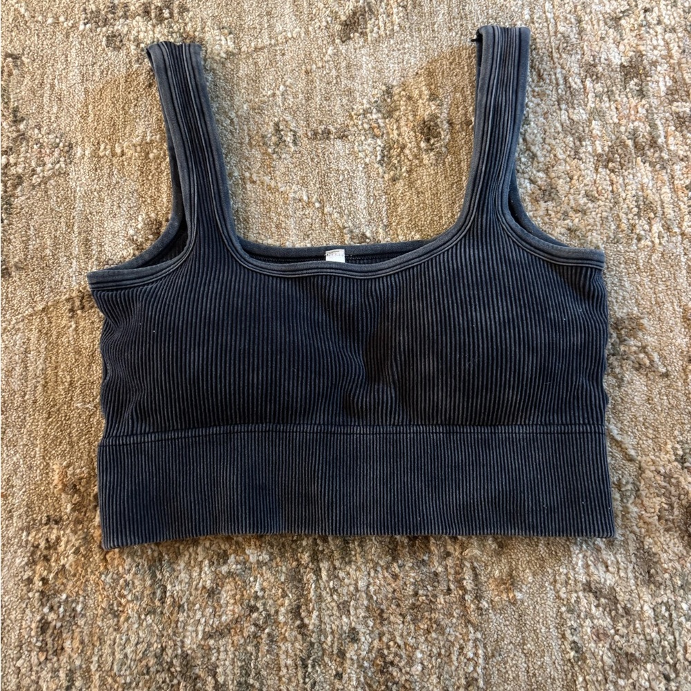 Zenana Outfitters Marble Ribbed Tank
